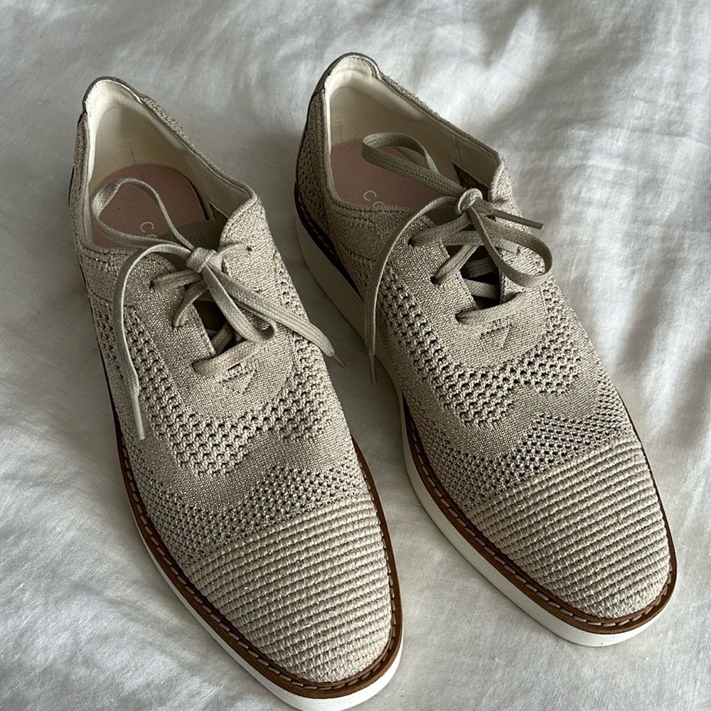 Cole Haan Platform Oxford Sneaker Walking Shoes